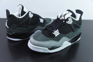 MDX67427530 Nike AJ4 Retro "Fear" Black White Basketball Shoes FQ8138-002