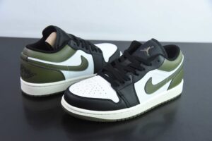 DAJZ15519232 Nike Air Jordan 1 Jordan 1 Green Low Top Culture Casual Skate Shoes 553558-092