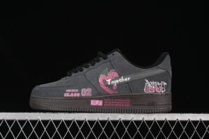 Nike Air Force 1'07 Low "Black Pink" 520 Series Limited Black Pink Air Force 1 Low Top Casual Skate Shoes DO6730-010