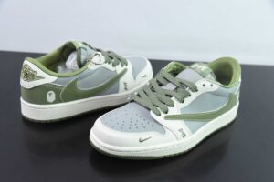 DFWT55893442 TS x FDx Nike Air Jordan 1 OG SP Bape Collaboration Grey