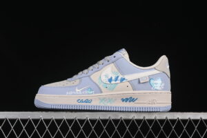 Nike Air Force 1'07 Low "Blue Star Love" 520 Series Limited Blue Air Force 1 Low Top Casual Skate Shoes DB3301-991