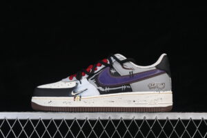 Nike Air Force 1'07 Low "Boundary Break Graffiti" Air Force 1 Low Top Casual Skate Shoes Hand Painted LJ8822-121