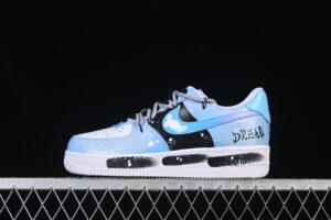 Nike Air Force 1'07 Low "Chasing Dream" Air Force 1 Low Top Casual Skate Shoes Graffiti Hand Painted CW2288-101