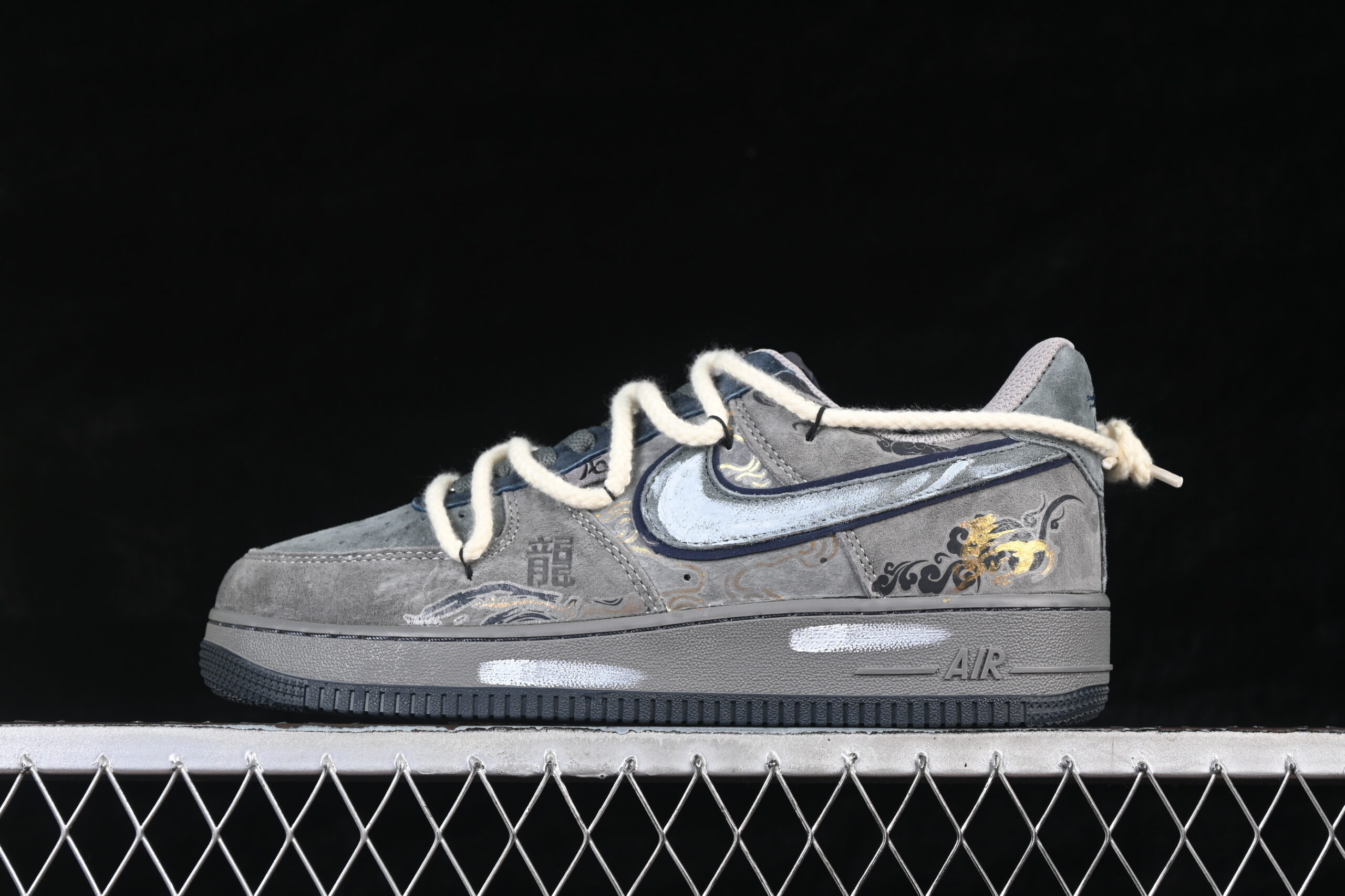 Nike Air Force 1'07 Low "Dragon & Horse Spirit" Limited Air Force 1 Low Top Casual Skate Shoes Chinese Style Year of the Horse Graffiti CD1221-680