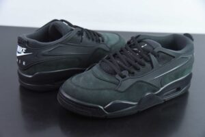OHFH13923057 Nike AJ4 RM 4 Low Top Culture Basketball Shoes Suede Black FQ7939-004