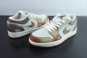 Distressed EAJQ13108331 Air Jordan 1 SE Jordan 1 Retro Low Top Culture Casual Skate Shoes IM6664-991
