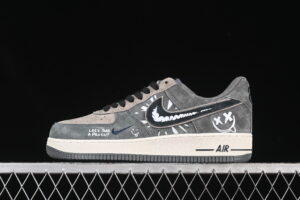 Nike Air Force 1'07 Low "Grey faced Prince" Grey Air Force 1 Low Top Casual Skate Shoes YD2452-808