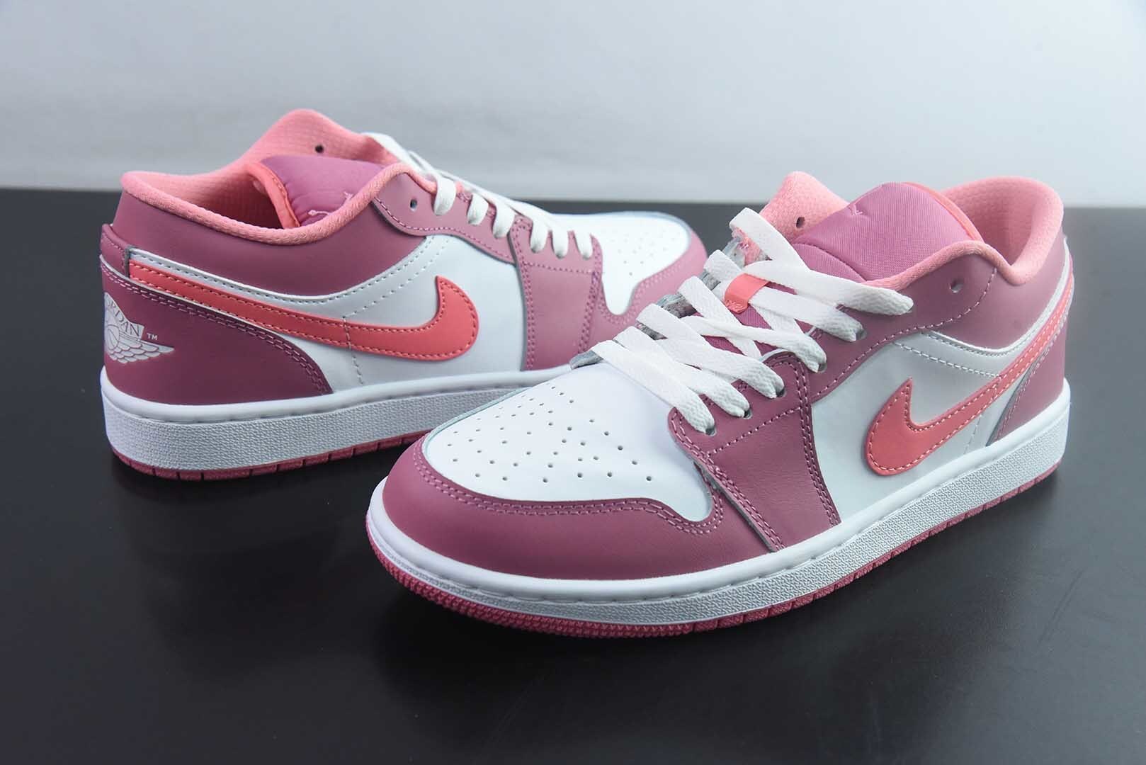 ELN15368334 Popular Air Jordan 1 Desert Berry Pink White 553560-616