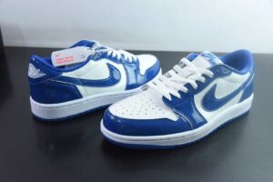 ELN15368334 Popular Air Jordan 1 OGStorm Blue Blue Low Top HQ6998-104