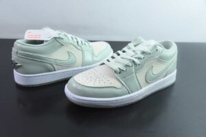 ELN15368334 Popular Air Jordan 1 SESeafoam Low Top Basketball Shoes Green HF4078-100