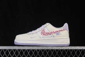 Nike Air Force 1'07 Low "Misty Leopard" Air Force 1 Low Top Casual Skate Shoes Graffiti Hand Painted FB1893-312