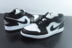 ELN15368334 Popular Air Jordan 1 Black White Low Top Culture Casual Skate Shoes DC0774-101