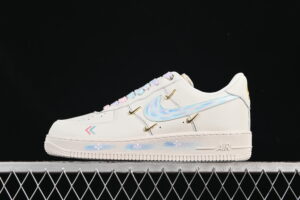 Nike Air Force 1'07 Low "Monet Impression" Air Force 1 Casual Skate Shoes Custom Graffiti Hand Painted FV3654-211