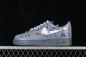 Nike Air Force 1'07 Low "ootp" Air Force 1 Low Top Casual Skate Shoes Graffiti Hand Painted CW2288-110