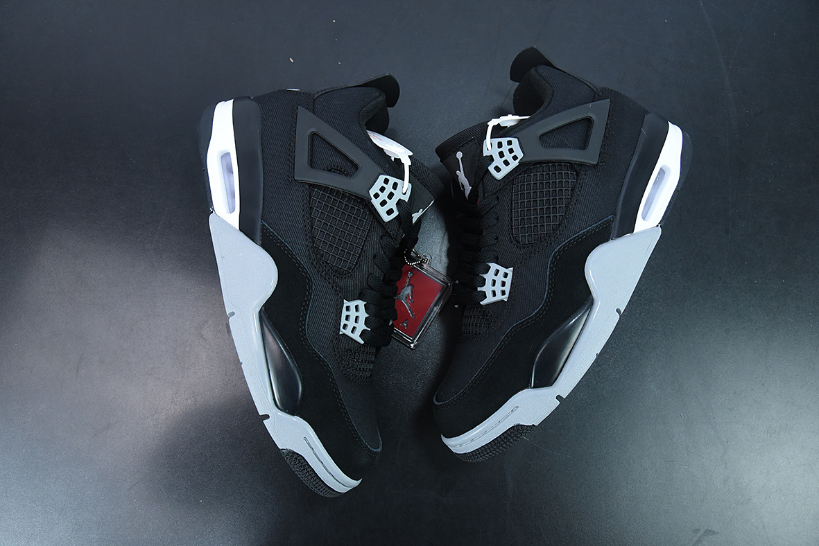 W09S4 AJ4 Retro "Olive Canvas" AJ4 4 Black Grey DH7138-006