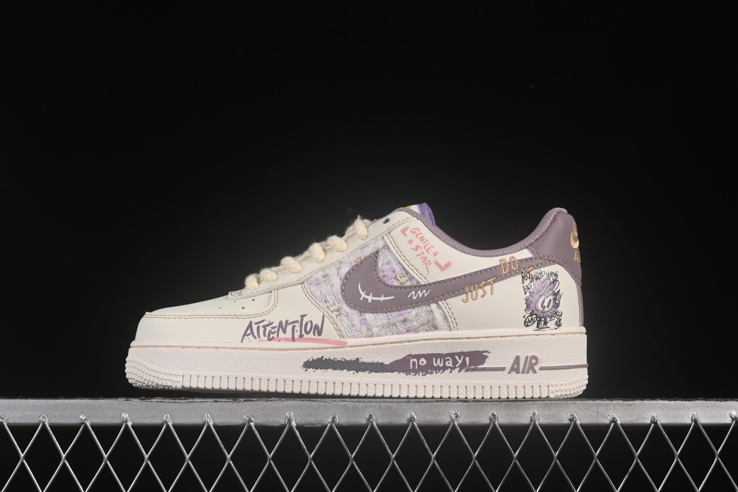 Nike Air Force 1'07 Low "Purple Rabbit Baby" Series Purple Air Force 1 Low Top Casual Skate Shoes FJ7740-910