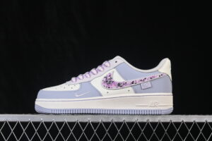 Nike Air Force 1'07 Low "Rose Glitter" Air Force 1 Low Top Casual Skate Shoes Graffiti Hand Painted DB3301-212