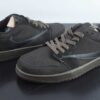 GAJA33307539 Travis Scott x Air Jordan 1 OG Reverse Swoosh Low Top Black DM7866-202