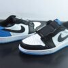 GLJ45368930 Jordan Air Jordan 1 Low 'Black and Dark Powder Blue' Black White Blue Air Jordan 1 Low Top Culture Basketball Shoes CZ0790-104