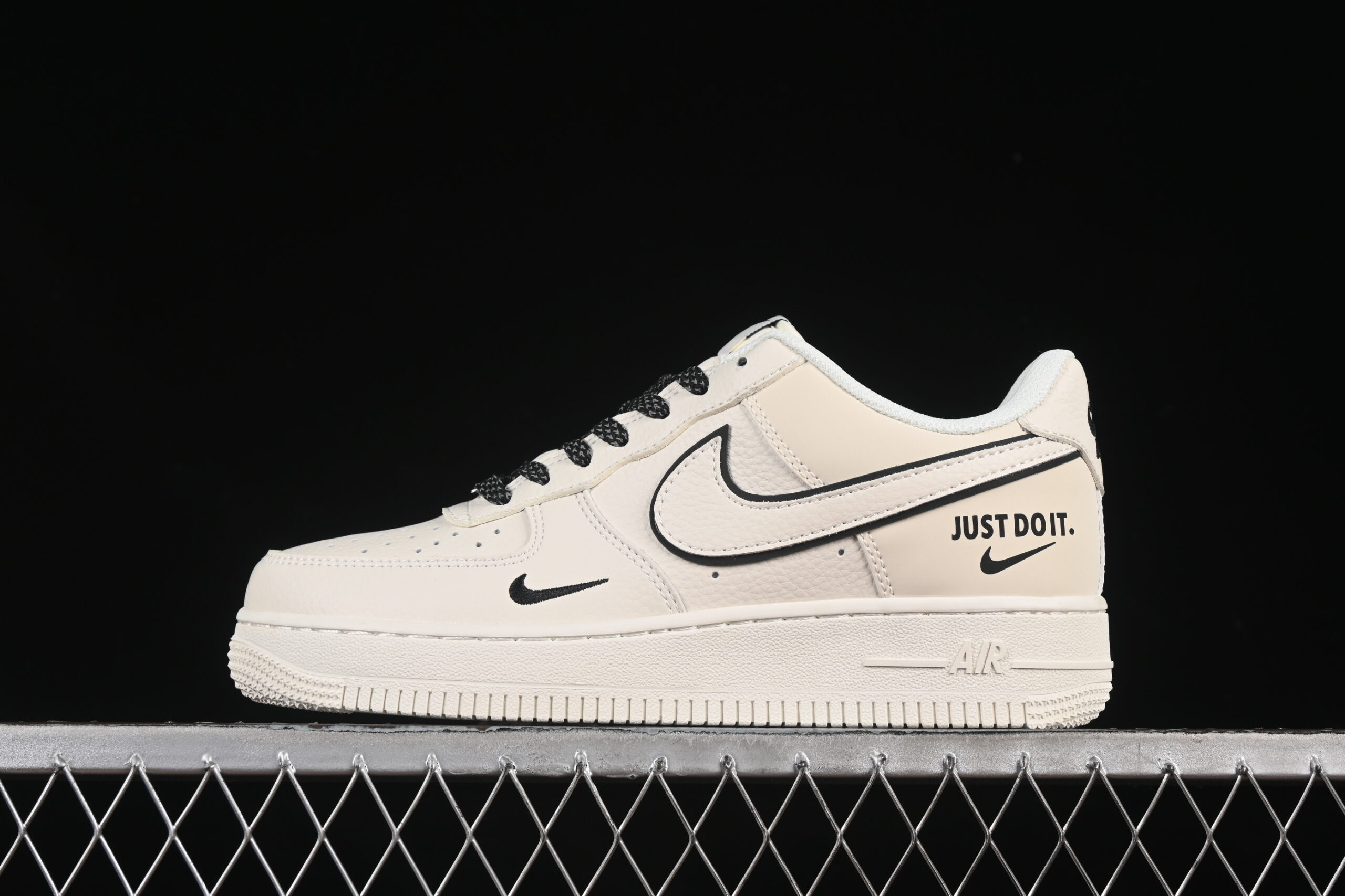 Nike Air Force 1'07 Low Justdoit Grey Blue Air Force 1 Low Top Casual Skate Shoes CS5288-012