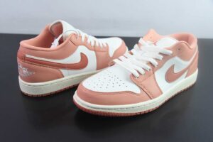 GLT35783534 Nike Air Jordan 1 OG Low Top DC0774-180 Basketball Shoes White Pink