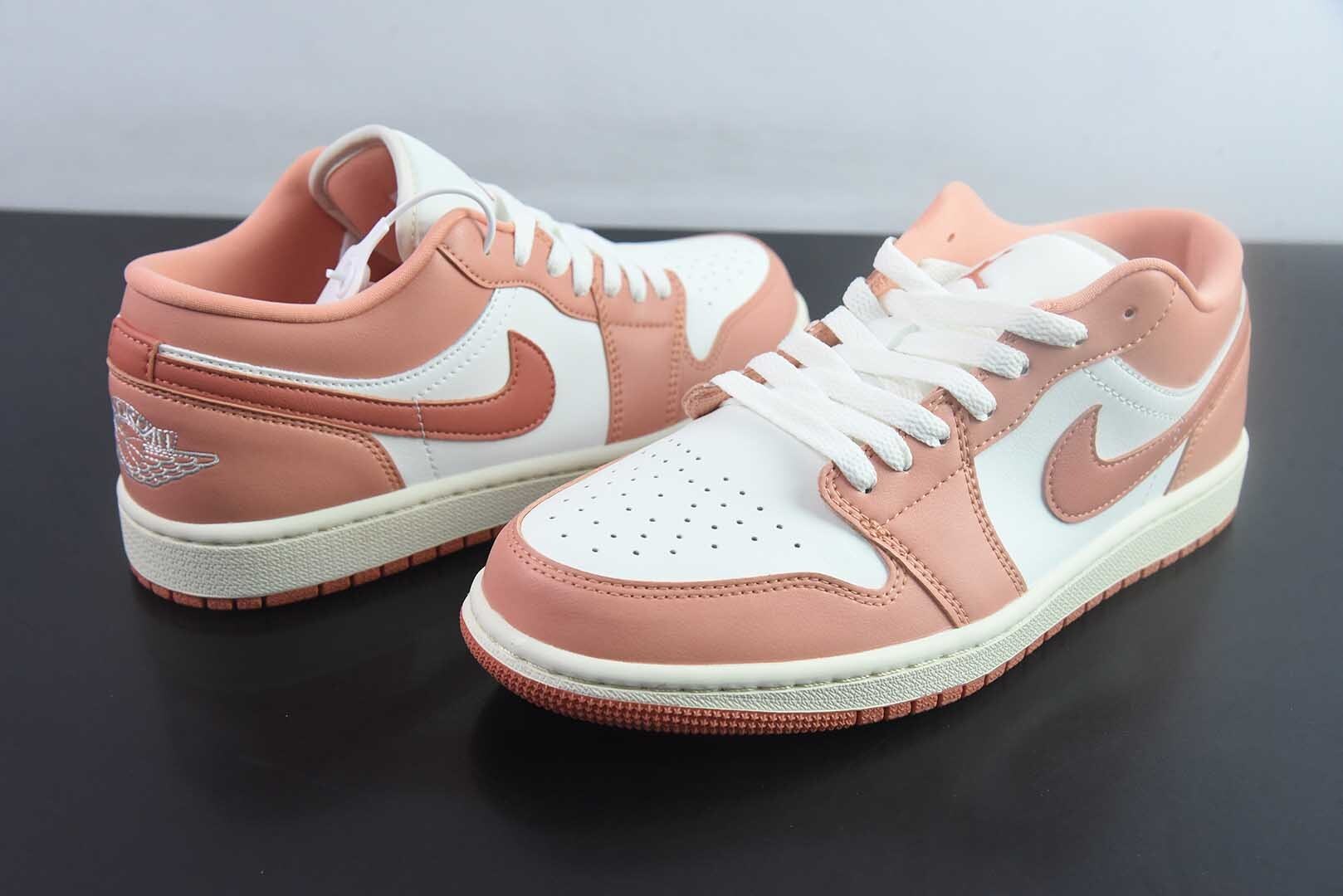 GLT35783534 Nike Air Jordan 1 OG Low Top DC0774-180 Basketball Shoes White Pink
