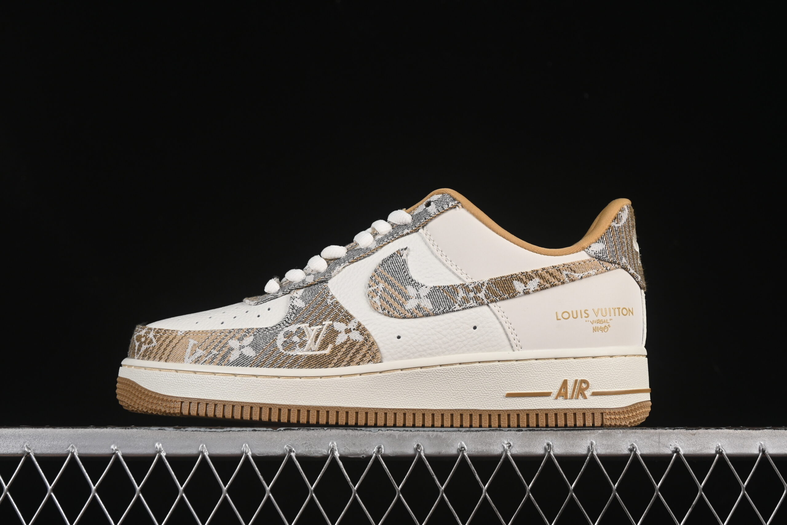 Nike Air Force 1'07 Low LV Collaboration Grey Air Force 1 Low Top Casual Sports Skate Shoes SC9207-542