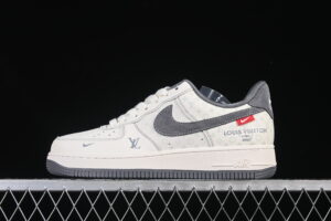 Nike Air Force 1'07 Low LV Collaboration Cream Grey Air Force 1 Low Top Casual Skate Shoes MZ9588-816