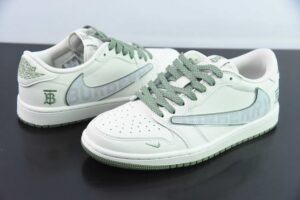 HFWH93518646 Travis Scott x FDxNike Air Jordan 1 OG SP Collaboration White Green DM7866-020