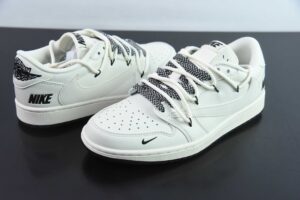 HFWU15388249 Travis Scott x FDxAir Jordan 1 OG SP Black logo Low Top Casual Skate Shoes SJ0086-135