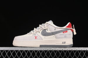 Nike Air Force 1'07 Low LV Collaboration Red Air Force 1 Low Top Casual Skate Shoes DM6868-084