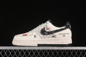 Nike Air Force 1'07 Low LV Collaboration Black Air Force 1 Low Top Casual Skate Shoes YX5066-341