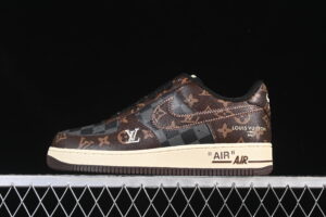 Nike Air Force 1'07 Low LV Collaboration Grey Air Force 1 Low Top Casual Skate Shoes SC0601-563