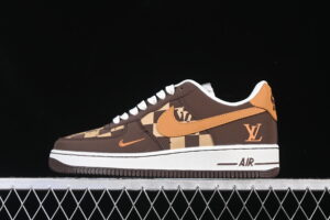 Nike Air Force 1'07 Low LV Collaboration Brown Air Force 1 Low Top Casual Skate Shoes NH0601-576