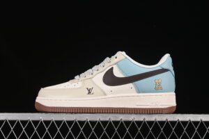 Nike Air Force 1'07 Low LV Collaboration Blue Air Force 1 Low Top Casual Skate Shoes JJ2508-702
