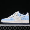 Nike Air Force 1'07 Low LV Collaboration Blue Air Force 1 Low Top Casual Skate Shoes DM6868-058