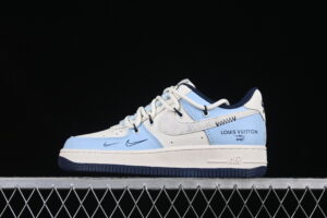 Nike Air Force 1'07 Low LV Collaboration Blue Air Force 1 Low Top Casual Skate Shoes DM6868-058