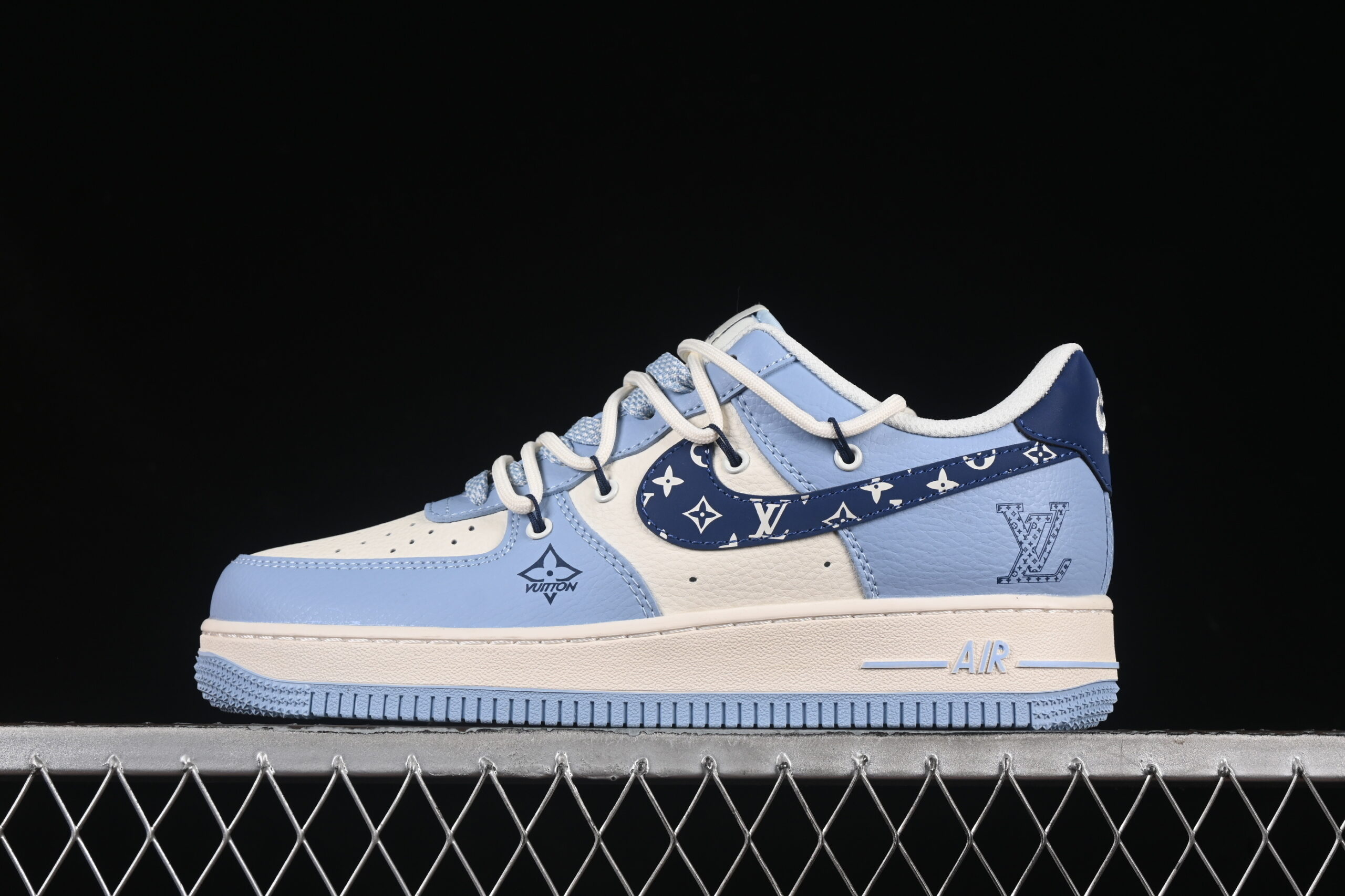 Nike Air Force 1'07 Low LV Collaboration Blue Air Force 1 Low Top Casual Skate Shoes DM6868-059