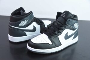 IAJE37170733 Nike Air Jordan 1 Mid Grey Black Mid Top DQ8426 001
