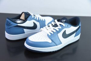 IAJG15300235 Nike Air Jordan 1 GOLF Air Jordan 1 Low Top Basketball Shoes DD9315-115 White Blue Black