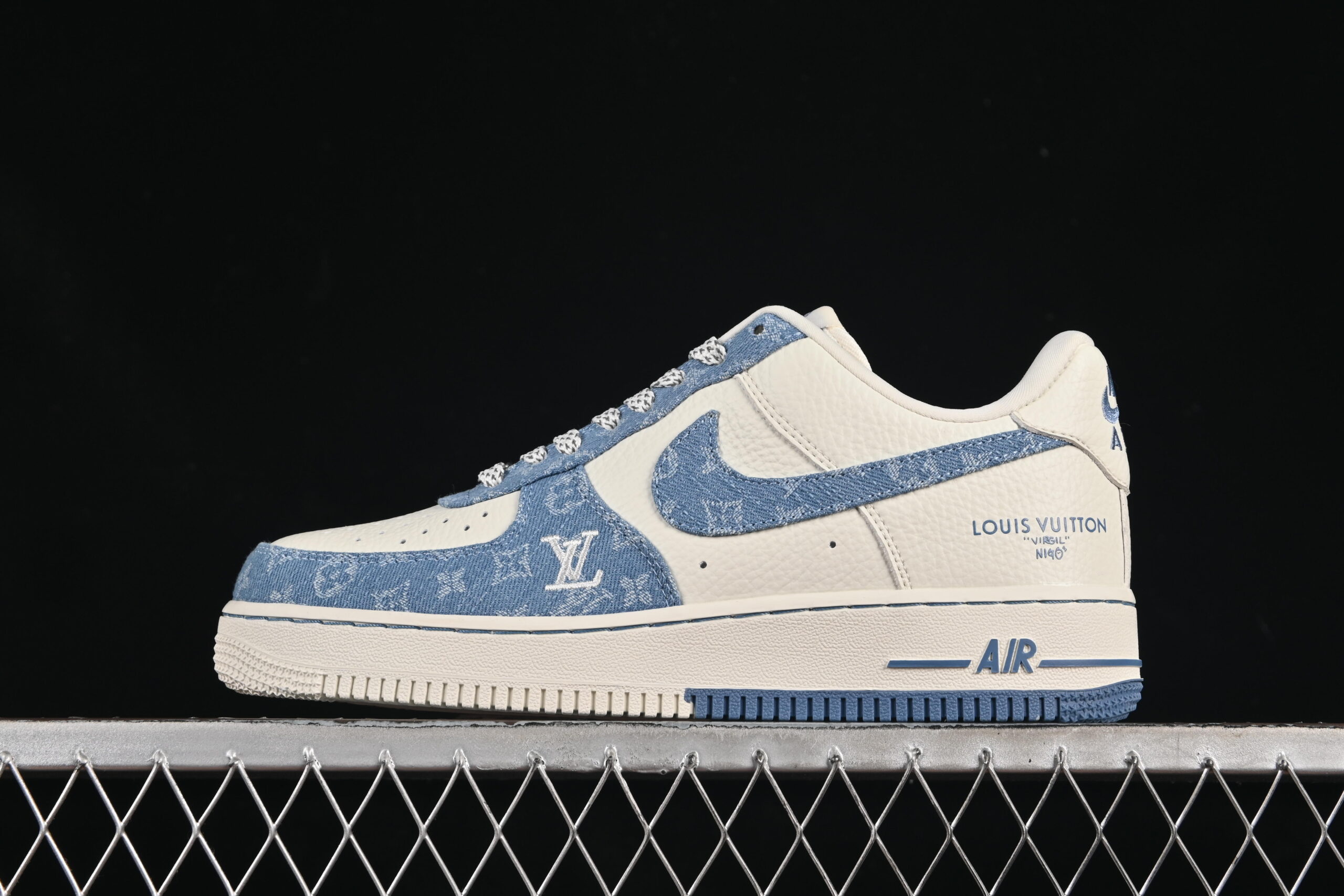 Nike Air Force 1'07 Low LV Collaboration Blue Air Force 1 Low Top Casual Skate Shoes SC0601-555