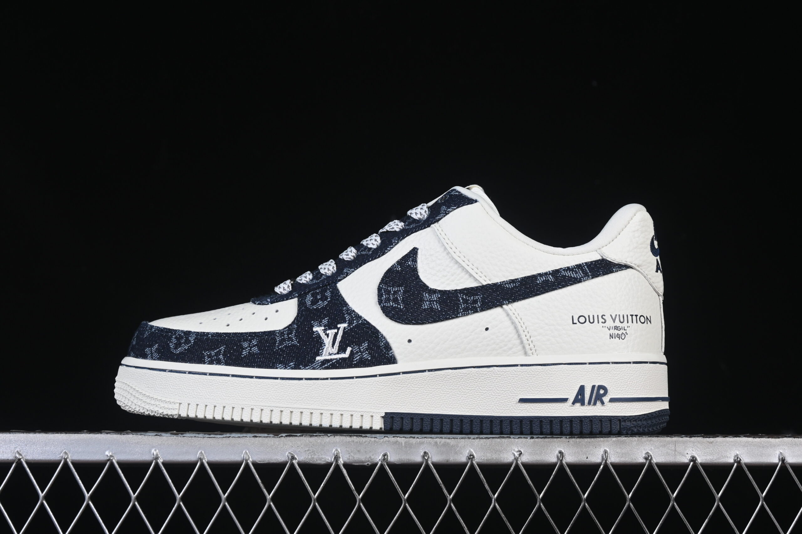 Nike Air Force 1'07 Low LV Collaboration Blue Air Force 1 Low Top Casual Skate Shoes SC0601-553