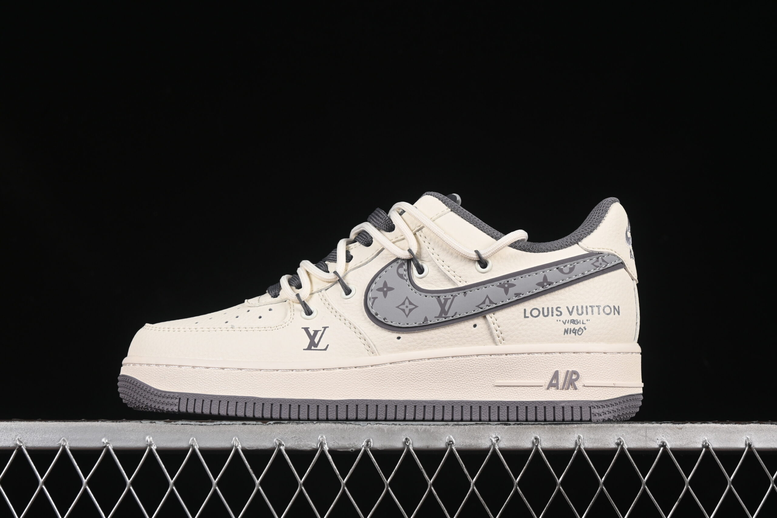 Nike Air Force 1'07 Low LV Collaboration Grey Air Force 1 Low Top Casual Skate Shoes DM6868-067