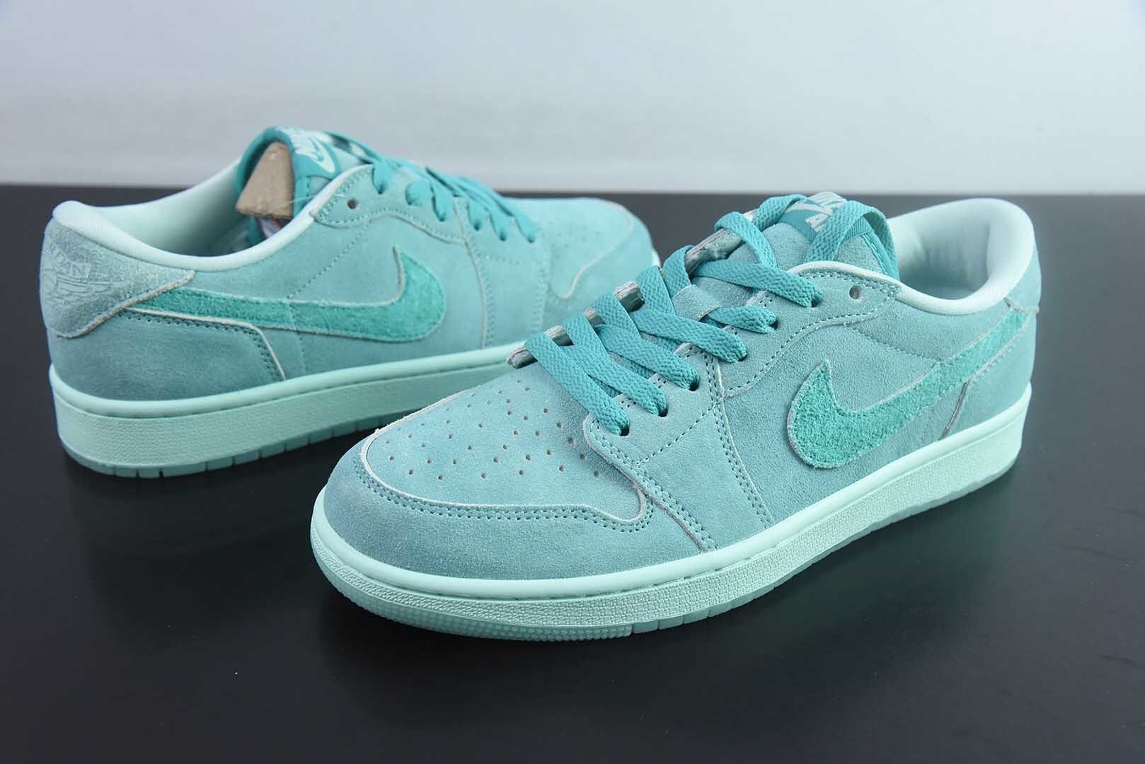 JAJC13228835 Air Jordan 1 "Washed Teal" Jordan 1 Low Top Culture Casual Skate Shoes HQ8111-300