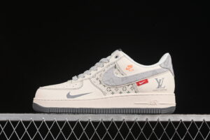 Nike Air Force 1'07 Low LV Collaboration Grey Grey Air Force 1 Low Top Casual Skate Shoes YX5066-346