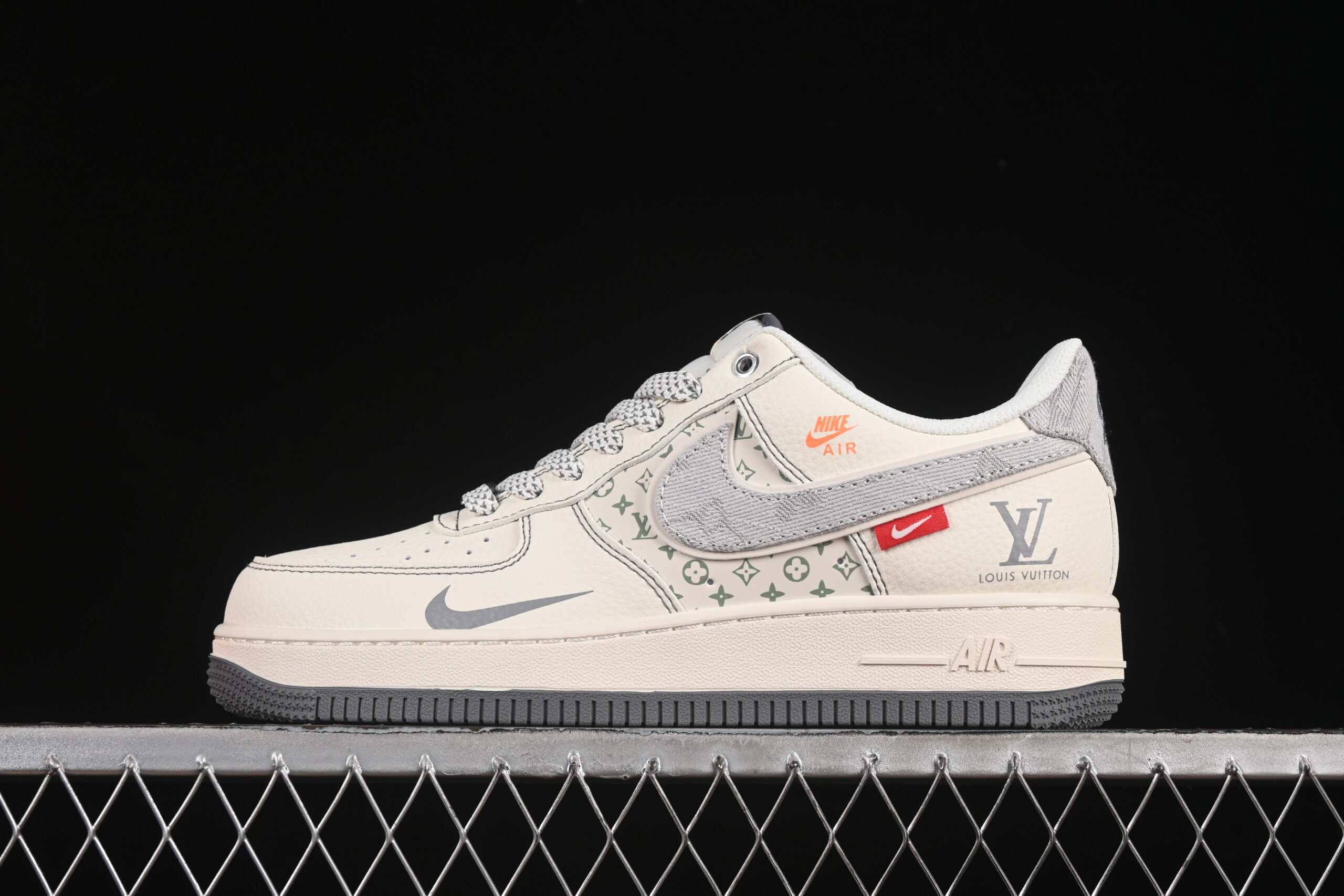 Nike Air Force 1'07 Low LV Collaboration Grey Grey Air Force 1 Low Top Casual Skate Shoes YX5066-346