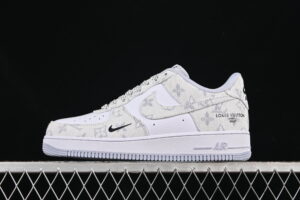 Nike Air Force 1'07 Low LV Collaboration Grey Air Force 1 Low Top Casual Skate Shoes SC0601-552