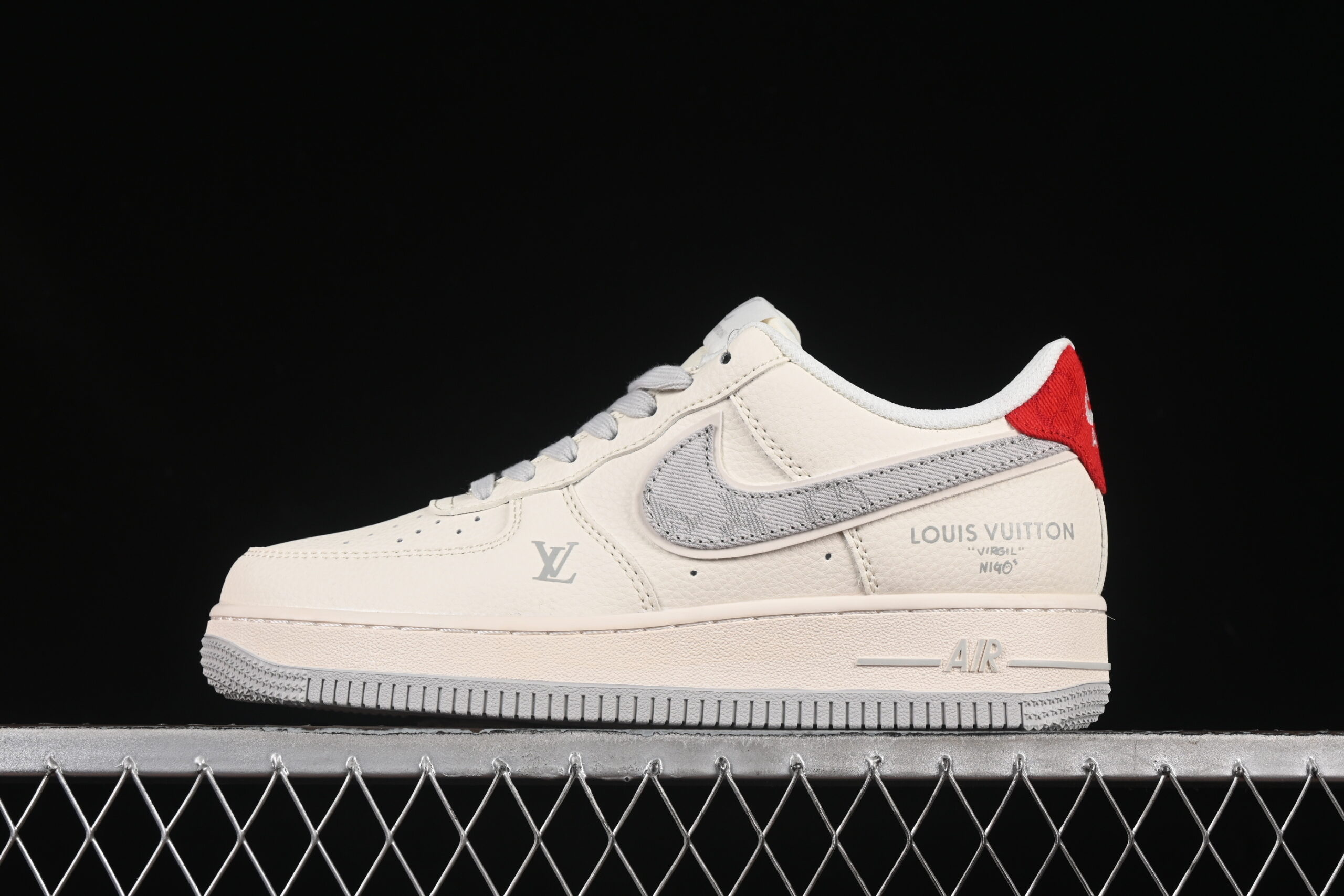 Nike Air Force 1'07 Low LV Collaboration Grey Air Force 1 Low Top Casual Skate Shoes XX3168-135