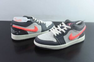 JLD65047031 Air Jordan 1 Low Top Grey Pink Jordan 1 IM6565 014