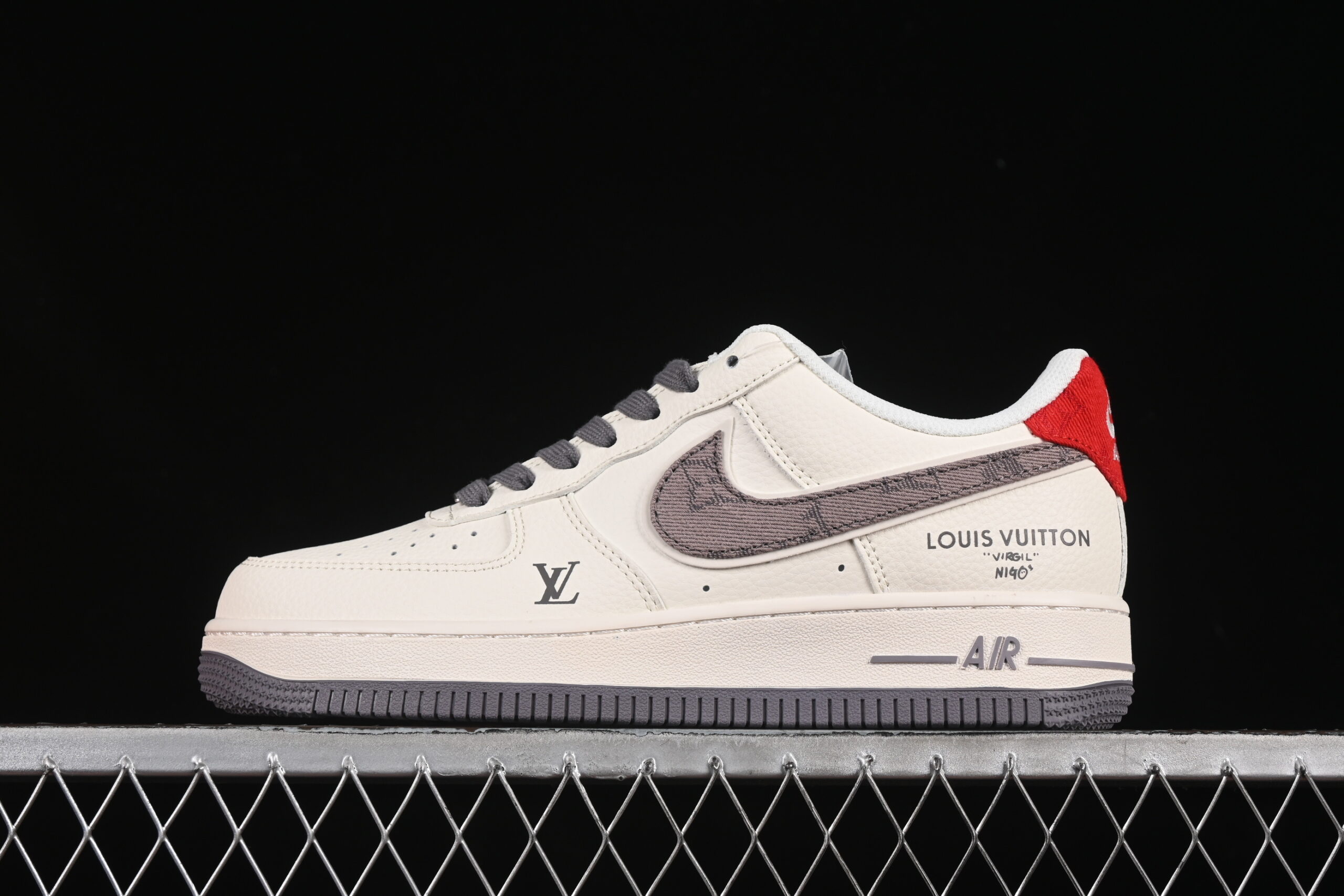 Nike Air Force 1'07 Low LV Collaboration Grey Air Force 1 Low Top Casual Skate Shoes XX3168-136